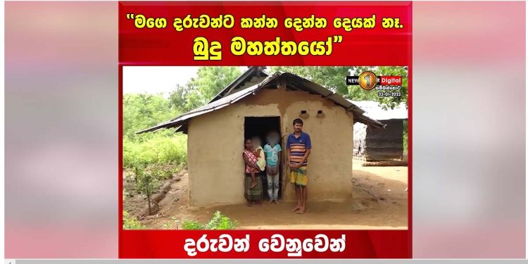 The village that produced two executive presidents! Hambanthota family’s tragic plight! Father sick! Fried chilies for kids’ lunch! Gulp of tea for dinner! VIDEO