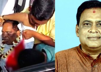 A police officer gunned down the Indian state health minister! This is a poor example! Modi makes a statement!
