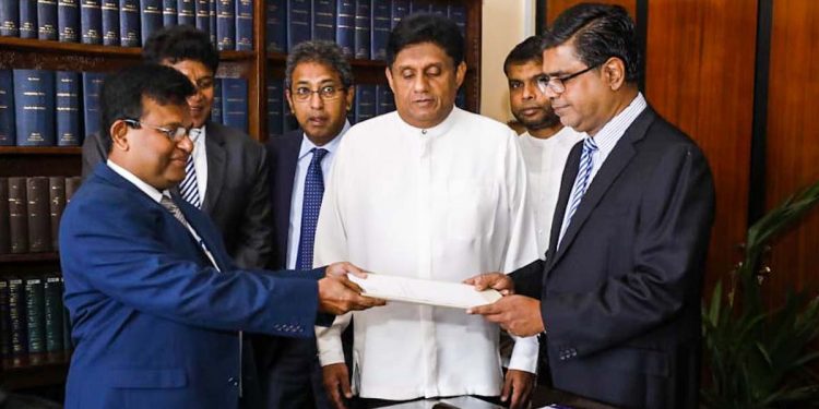 The video of Mujibur going to the General  Secretary’s office to hand over his resignation letter for the Colombo mayoral race, led by Sajith! VIDEOS & IMAGES