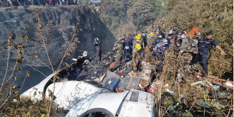 Plane with 72 people on board crashes in Nepal
