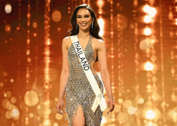 Miss Thailand wore a dress made out of soda tabs at the Miss Universe pageant