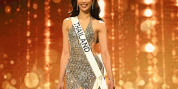 Miss Thailand wore a dress made out of soda tabs at the Miss Universe pageant