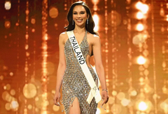 Miss Thailand wore a dress made out of soda tabs at the Miss Universe pageant
