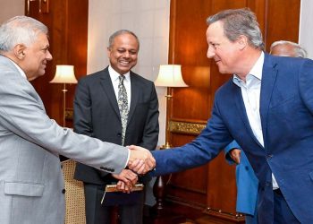 Former British PM Cameron, now Abu Dhabi teacher, visits Sri Lanka! (PHOTOS)
