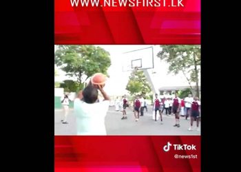After cricket.. opposition leader now playing basket ball with students ( video)