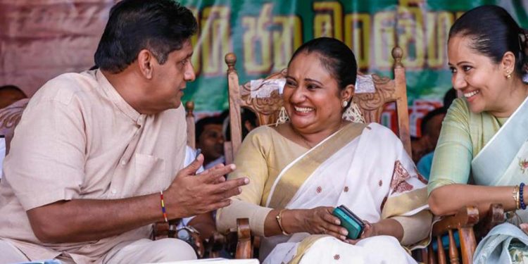 After bringing disaster to the country by taking Chandrika, Mahinda as Viharamaha devi, and Dutugamunu to power, the JVP now tries to be saints – Damita on SJB stage – VIDEO