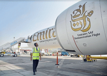 Emirates operates milestone demonstration flight powered with 100% Sustainable Aviation Fuel