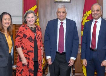 Nuland meets President Ranil! Chung and Sagala  also present!