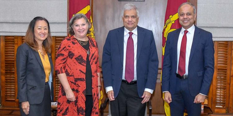 Nuland meets President Ranil! Chung and Sagala  also present!