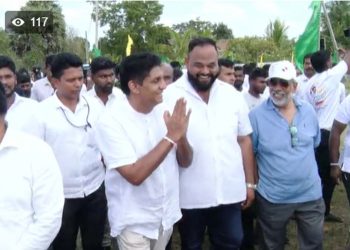 An unstoppable wave from the north! Sajith enters Prabhakaran’s stronghold! A large crowd for the Oddusuddan rally! Check it out here! LIVE VIDEO
