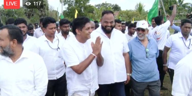 An unstoppable wave from the north! Sajith enters Prabhakaran’s stronghold! A large crowd for the Oddusuddan rally! Check it out here! LIVE VIDEO