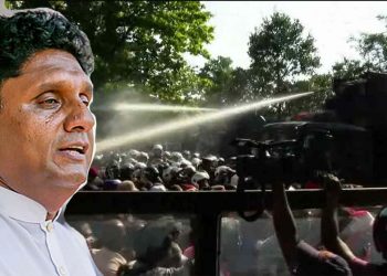 NPP was silent while SJB was beaten by the police, but Sajith was not silent when NPP was beaten by the police! Issues a tweet! VIDEO