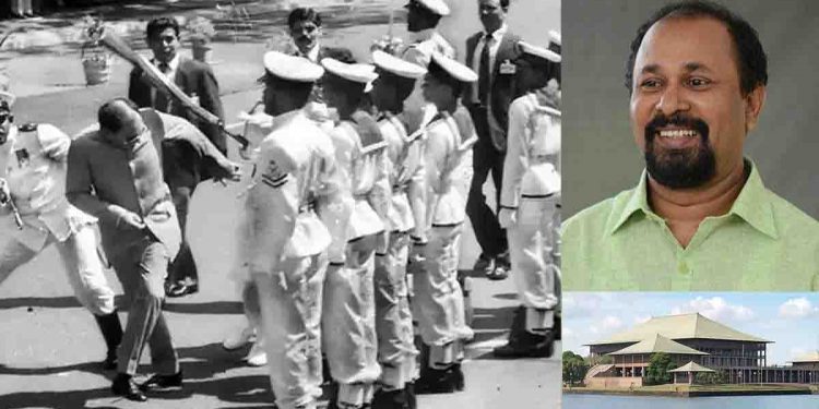 Vijitha Rohana, who hit Rajiv Gandhi in 1987, has returned to the circle…