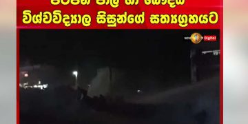 Buddhist and Pali University monks also protest! Water and tear gas attacks from the police, as usual! VIDEO