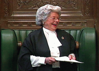 The first female speaker of the House of Commons has died at the age of 93.