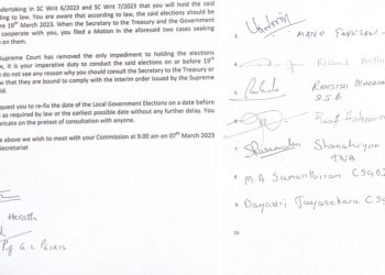 The entire opposition join forces and writes to the NEC requesting a quick election.