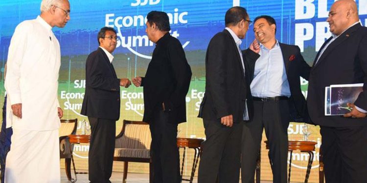 Sajith, Kabir, Eran, Harsha, and others will present the SJB Blue Print in Galle; watch live in a moment!