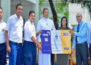 HNB launches exclusive Affinity Credit Cards for St. Peter’s College OBU