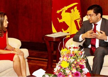 Julie meet Sabry to promote good governance in Sri Lanka..