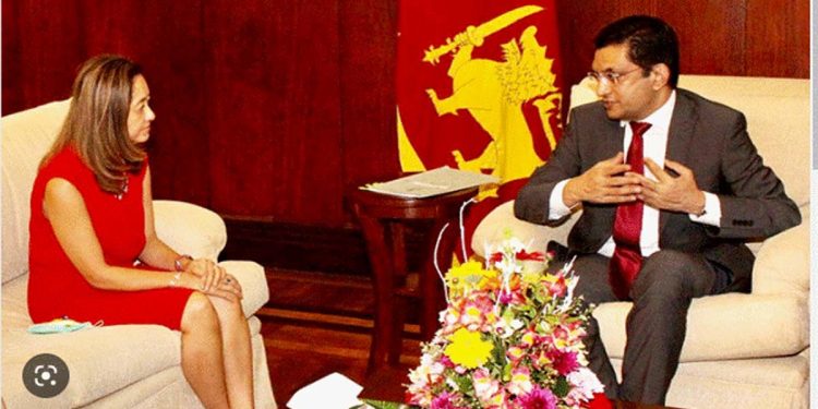 Julie meet Sabry to promote good governance in Sri Lanka..