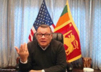 A virtual session with Mahinda Samarasinghe ambassador.