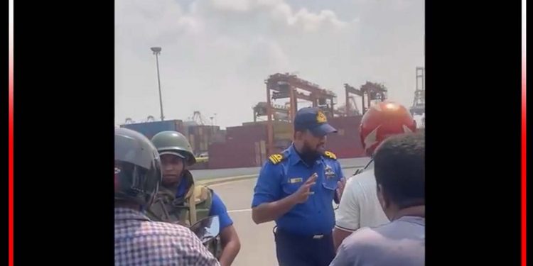 Things start to get heated in the harbor! Everything is captured on video! VIDEO