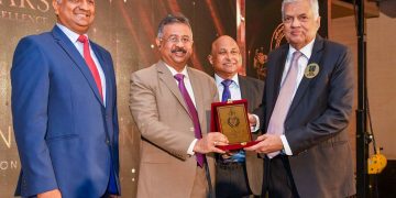 50 years in the legal field! The Chief Justice presents Ranil with a “Congratulation Award”! PHOTOS