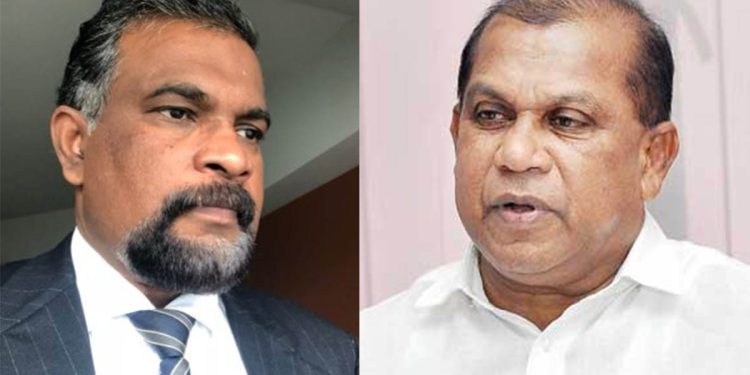 SJB general secretary sent a letter of demand for contempt of court charges to Mahinda Siriwardena.