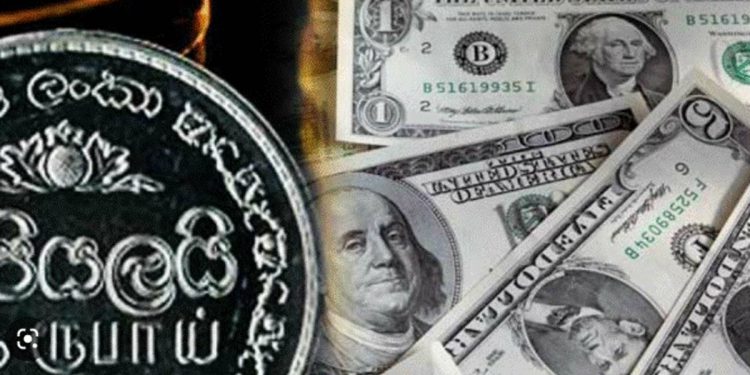 The rupee falls further and crosses the 350 mark.