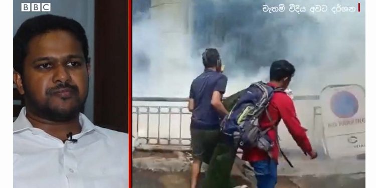 Tear gas used on university students was what assured will not be used against the army of another country by Sri Lanka! No one knew the information that attorney Suren Perera revealed!