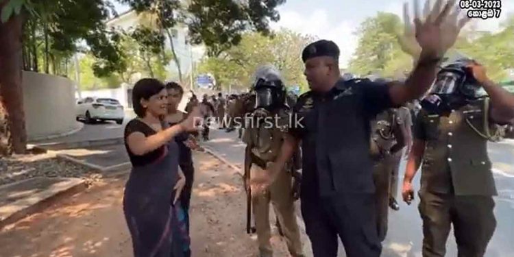 Don’t you think it’s shameless to use tear gas on young children? (Video)