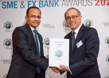 ComBank adjudged ‘Best SME Bank’ in Sri Lanka by Global Finance