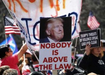 Former US president Donald trump was arrested today