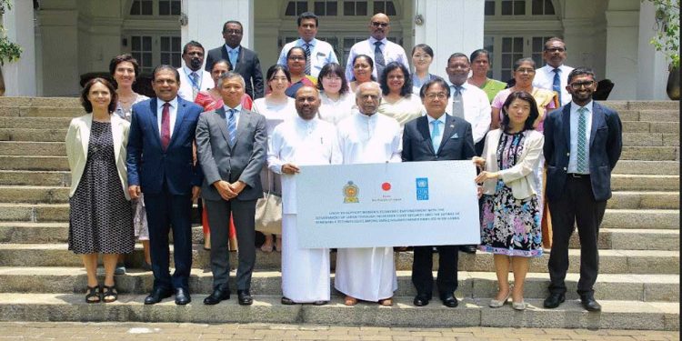 Govt. of Japan partnering with UNDP provides approx. LKR 1,175 million (US$ 3.8 million) to support improvement of women’s economic wellbeing for smallholder farmer families in Sri Lanka