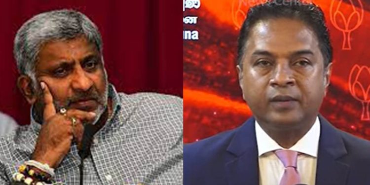 The General Secretary of Podujana Peramuna criticises the IMF, but the Chief Organiser wants all members to participate in the debate and vote!.