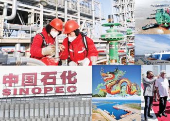 What is SINOPEC, and why is it interested in the export-oriented oil refinery in Sri Lanka?