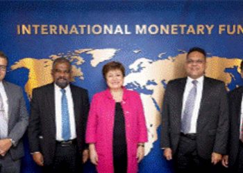 Minister of State for Finance Shehan meets and discusses with IMF chief Georgia in Washington! VIDEOS AND PHOTOS