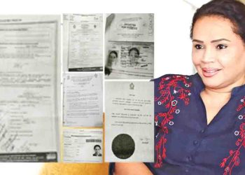 Diana Gamage has travelled to Sri Lanka in two different British passports,has violated emigration and immigration regulations in many occations!