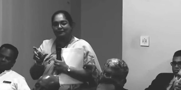 A government MP in the COPE committee threatens the female Director General sould send people to attack her!