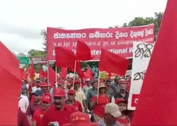 JVP May Day rally draws a large crowd! Watch in real time here! LIVE VIDEO