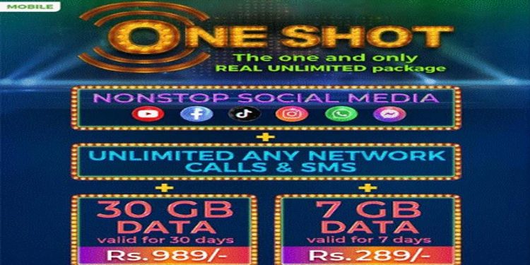 SLT-MOBITEL introduces the revolutionary ‘ONE SHOT’ package with truly unlimited benefits