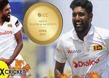 Prabhat Jayasuriya nominated for ICC player of the month for April.!