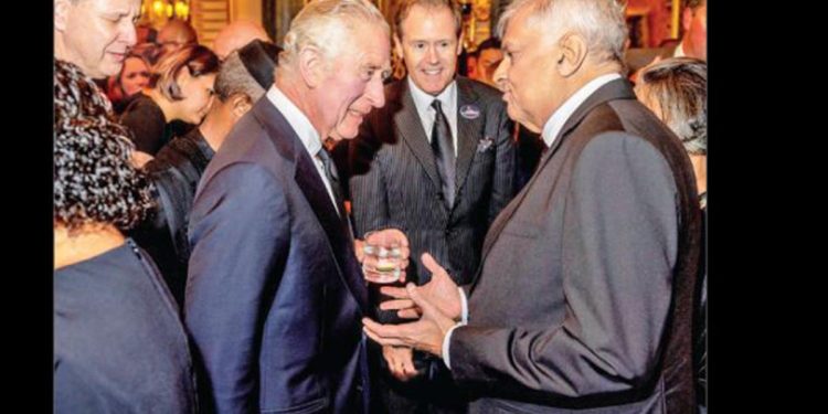 President Ranil Wickramasinghe left for England early this morning (04) to attend King Charles of Britain’s coronation ceremony..
