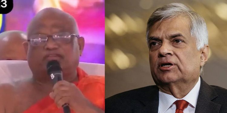 The President being late at the Mahiyangana Rajamahaviharaya’s inaugural Buddhist functions irritated Prelate Dhammadassi thero of the Asgiri chapter  I Sri Lanka Latest News