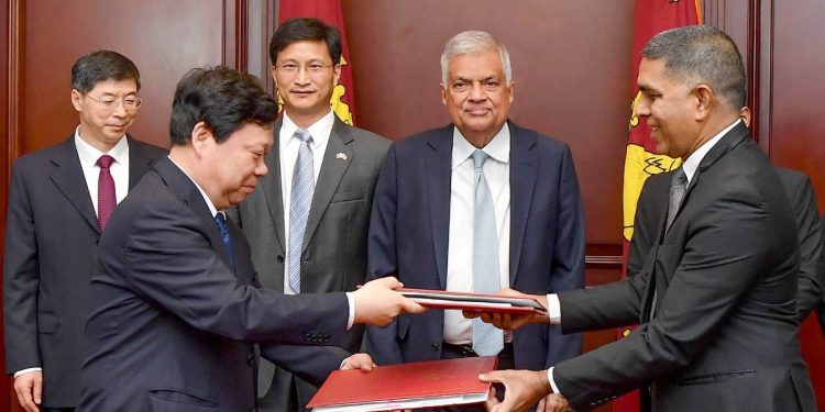 Sri Lanka inks contract agreement with Sinopec