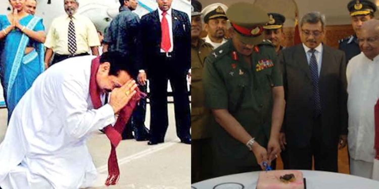 For the first time in 14 years, the war-winning president, defence minister and secretary, as well as the acting defence minister, were not present at the commemoration ceremony!