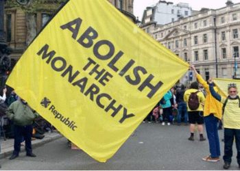Anti-monarchy protesters gather in central London