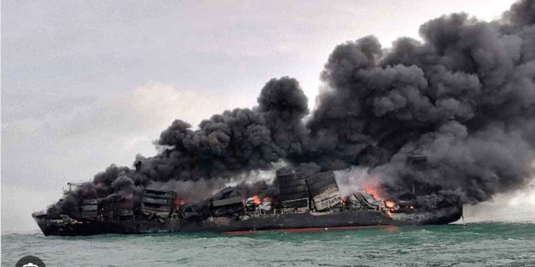 India denies reports that it has demanded compensation from SL in connection with the Xpress Pearl disaster.