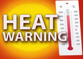 Meteorology department forcasts Showers and thunder showers, with a heat warning