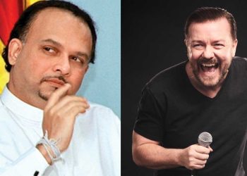 Navin Dissanayaka and Ricky Gervais’s, tweet debate over jokes, free speech, and insults that is currently taking place in Sri Lanka  I Sri Lanka Latest News